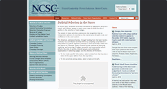 Desktop Screenshot of judicialselection.com